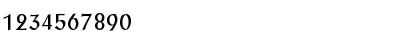 Download P790-Roman Regular Font Numeric Preview