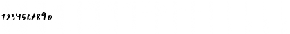 Download Evil eye Regular Font Numeric Preview