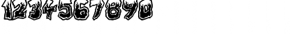 Download Evil Highway Regular Font Numeric Preview
