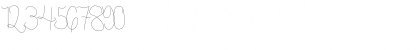Download Fillpattern Hairline Font Numeric Preview