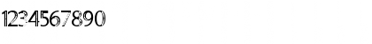 Download FontVectorZero Regular Font Numeric Preview