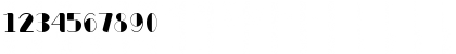 Download beauty Regular Font Numeric Preview