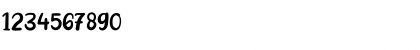 Download Freebie Regular Font Numeric Preview