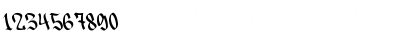 Download Graffiti Rebel Regular Font Numeric Preview
