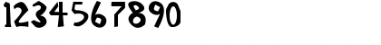 Download Great Junggle Regular Font Numeric Preview