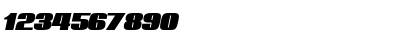 Download PadulaSSK BoldItalic Font Numeric Preview