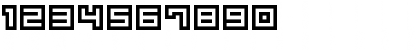 Download Hachicro Pro Regular Font Numeric Preview