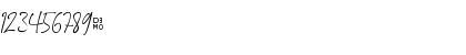 Download Handletters_Demo Regular Font Numeric Preview