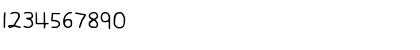 Download Handwriting Main Regular Font Numeric Preview