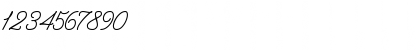 Download Hatterline Regular Font Numeric Preview