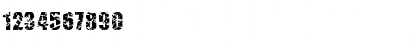 Download CMCorruged Regular Font Numeric Preview