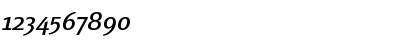 Download PageSans-RegularItalic Regular Font Numeric Preview