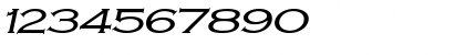 Download CobaltExtended Italic Font Numeric Preview