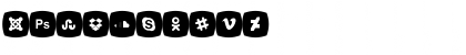 Download Icons Social Media 5 Regular Font Numeric Preview