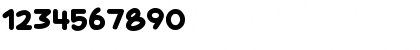 Download Kids Marker Regular Font Numeric Preview