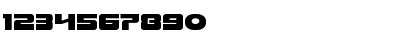 Download Laser Corps Expanded Regular Font Numeric Preview