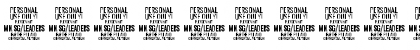 Download Leaders PERSONAL USE ONLY Regular Font Numeric Preview