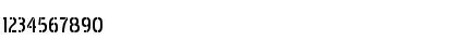 Download Pakenham Stencil Regular Font Numeric Preview