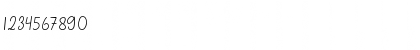 Download Lovadea Regular Font Numeric Preview