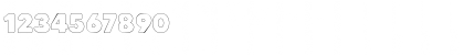Download MADE Tommy Soft Outline Black Font Numeric Preview