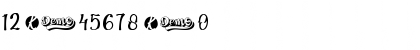 Download Magnola Regular Font Numeric Preview