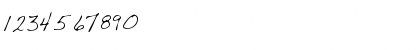 Download CodysHand Regular Font Numeric Preview