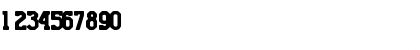 Download National College Regular Font Numeric Preview