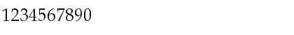 Download Palatino-Light Light Font Numeric Preview