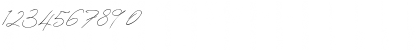 Download pamsetto Regular Font Numeric Preview