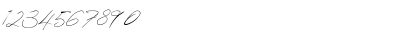 Download pamsetto Regular Font Numeric Preview