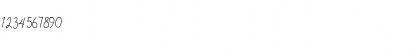 Download Parachute Signature Regular Font Numeric Preview