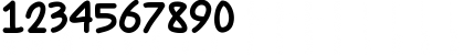 Download Parenda Pop Comic Regular Font Numeric Preview