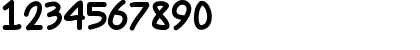 Download Parenda Pop Comic Regular Font Numeric Preview