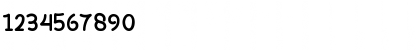 Download Pinky Unicorn Regular Font Numeric Preview