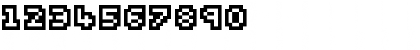 Download Pixel Inversions Regular Font Numeric Preview