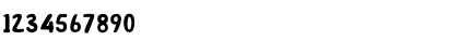 Download Potato Regular Font Numeric Preview