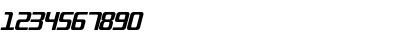 Download QUUB Bold_Italic_R Font Numeric Preview