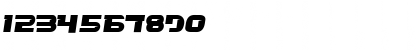 Download Race Guard Regular Font Numeric Preview