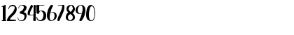 Download Radens Jockie Regular Font Numeric Preview