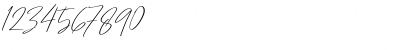Download Ramstay Italic Font Numeric Preview