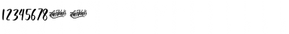 Download Romantics Regular Font Numeric Preview