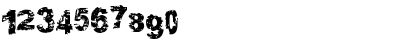 Download Colton Grundy wicked6th Font Numeric Preview