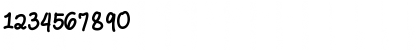Download RowisHandwriting Medium Font Numeric Preview
