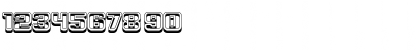 Download Shadow Regular Font Numeric Preview