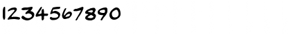 Download Comcre Regular Font Numeric Preview