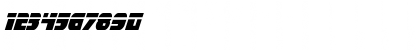 Download Camp Justice Laser Italic Italic Font Numeric Preview