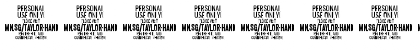 Download Taylor Hand Italic PERSONAL USE Regular Font Numeric Preview