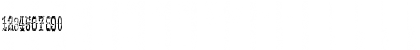 Download PANHEAD Regular Font Numeric Preview