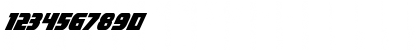 Download Camp Justice Super-Italic Italic Font Numeric Preview