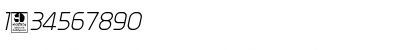 Download Typo Oval Light Demo Italic Font Numeric Preview